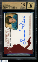 2003 Women of James Bond Autograph Luciana Paluzzi Limited Auto BGS 9.5/10